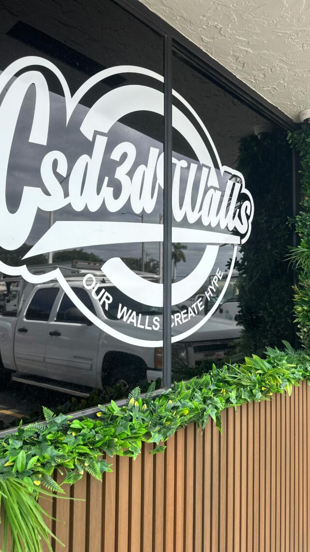 POV: You finally blocked off a day of work to transform the front of your storefront. 🔥🔥🔥🔥 results are #wowfactor worthy! Obsessed with the turnout, no better investment you can do for your home or business come this 2025!! Modern is in! Upgrade with Lucious greenery and modern wall paneling #csd3dwalls #3dwalls #3dwall #pvcwallslats #wallcladding #wpc #accentwallsmiami #miamilandscape #greenery #beforeandafter #transformation #southflorida #interiordesigner #miamideveloper #miamirealestate #fyp #naples #coralsprings #delraybeach #plantation #pembrokepines