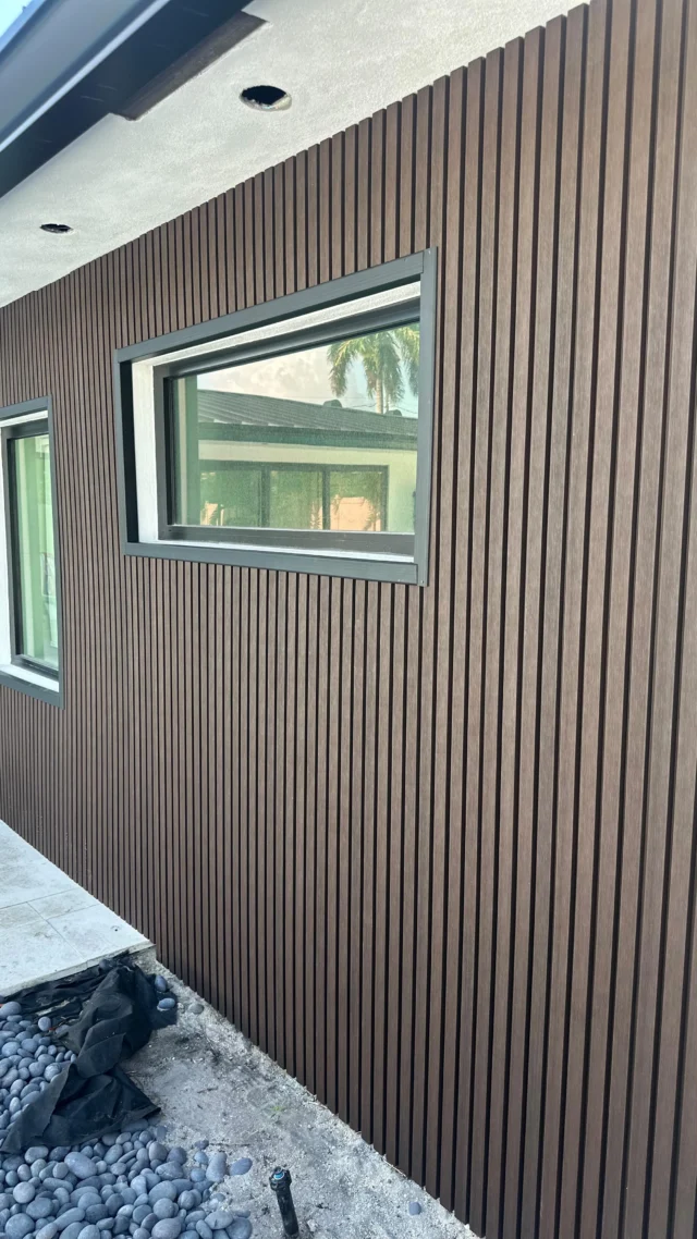 Exterior walls that create the ultimate resort vibes #csd3dwalls #miami #accentwalls #beforeandafter #transformation #trending