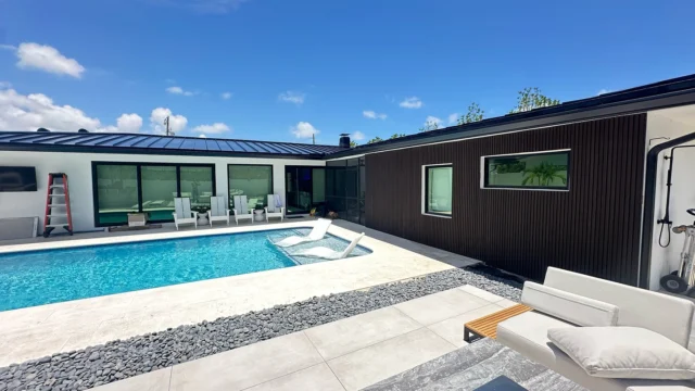 Exterior PVC wall panels are a popular choice for cladding and decorating outside walls. Designed to be lightweight, durable, and resistant to weather. They’re used to cover exterior walls, providing protection and a decorative finish. Some Advantages are
Weather-resistant — PVC does not rot, warp, or rust.
Low maintenance — Easy to clean; usually only needs washing with water.
Waterproof — Suitable for wet climates.
Lightweight and easy to install — Compared to stone or concrete cladding.
Variety of finishes — Can imitate wood, stone, brick, or solid colors.
The perfect solution to enhance your home or business creating the ultimate wow factor, enjoy 30% off JULY 4th Promo 🇺🇸
#csd3dwalls #3dwalls #3dwall #wpc #wallcladding #wallslats #modernaccentwalls #wpc #outdoorwallpanels #exterioraccentwalls #miamiaccentwalls #beforeandafter #transformation #homedecor #modernliving #beforeandafter #southflorida #pembrokepines #miramar #davie #coralgables #brickell